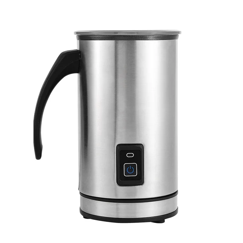 Household heating cold call milk bubbler stainless steel electric mute coffee milk bubble