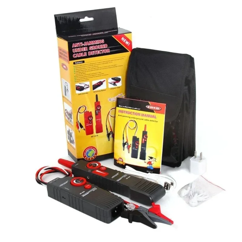 NF-822 High Voltage Wire Tracker Underground Cable Test Metal Pipes Locators Tester 1000m