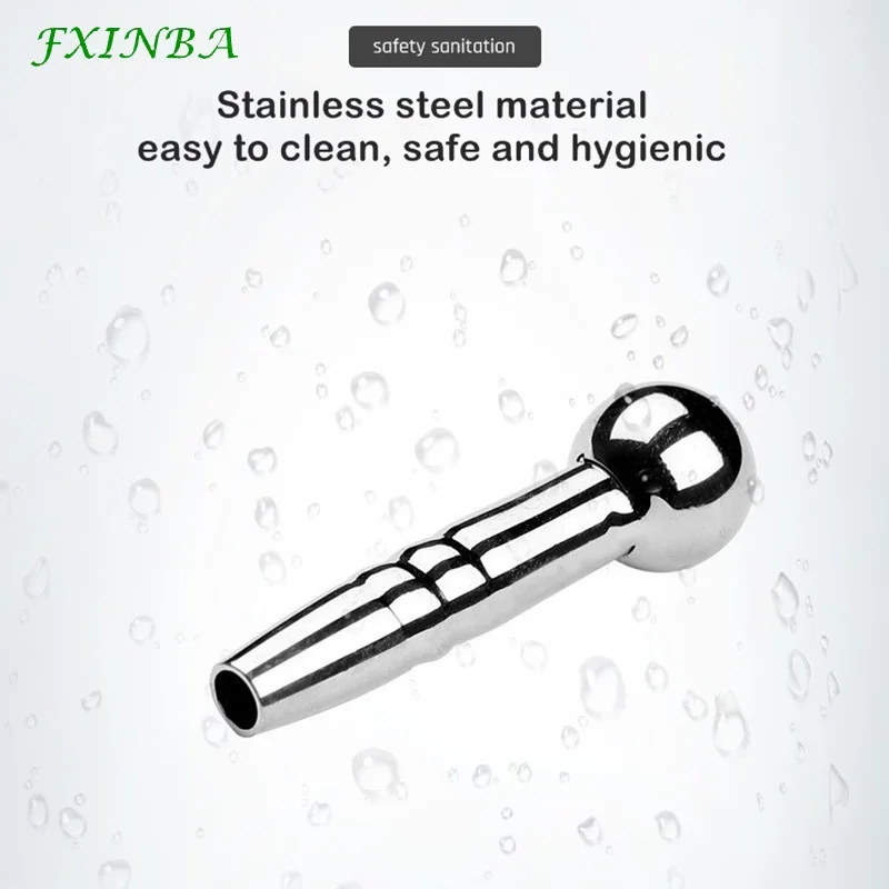 FXINBA Stainless Steel Urethral Catheter Dilator Male Penis Plug Threaded Urethra Sound Stimulator Sex Toy For Men Masturbation