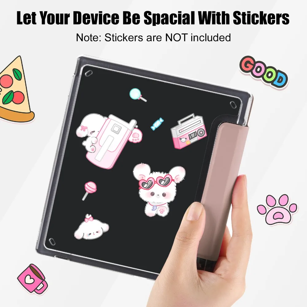 Acrylic Back Case 7 eBook Flip Cover