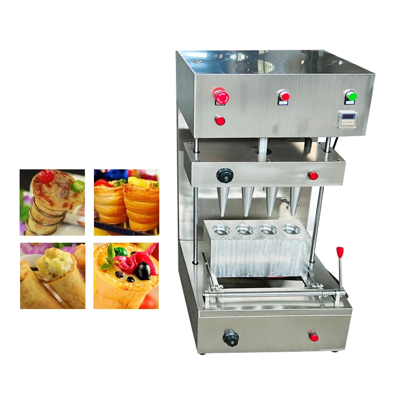 pizza cone making machine for hot sale