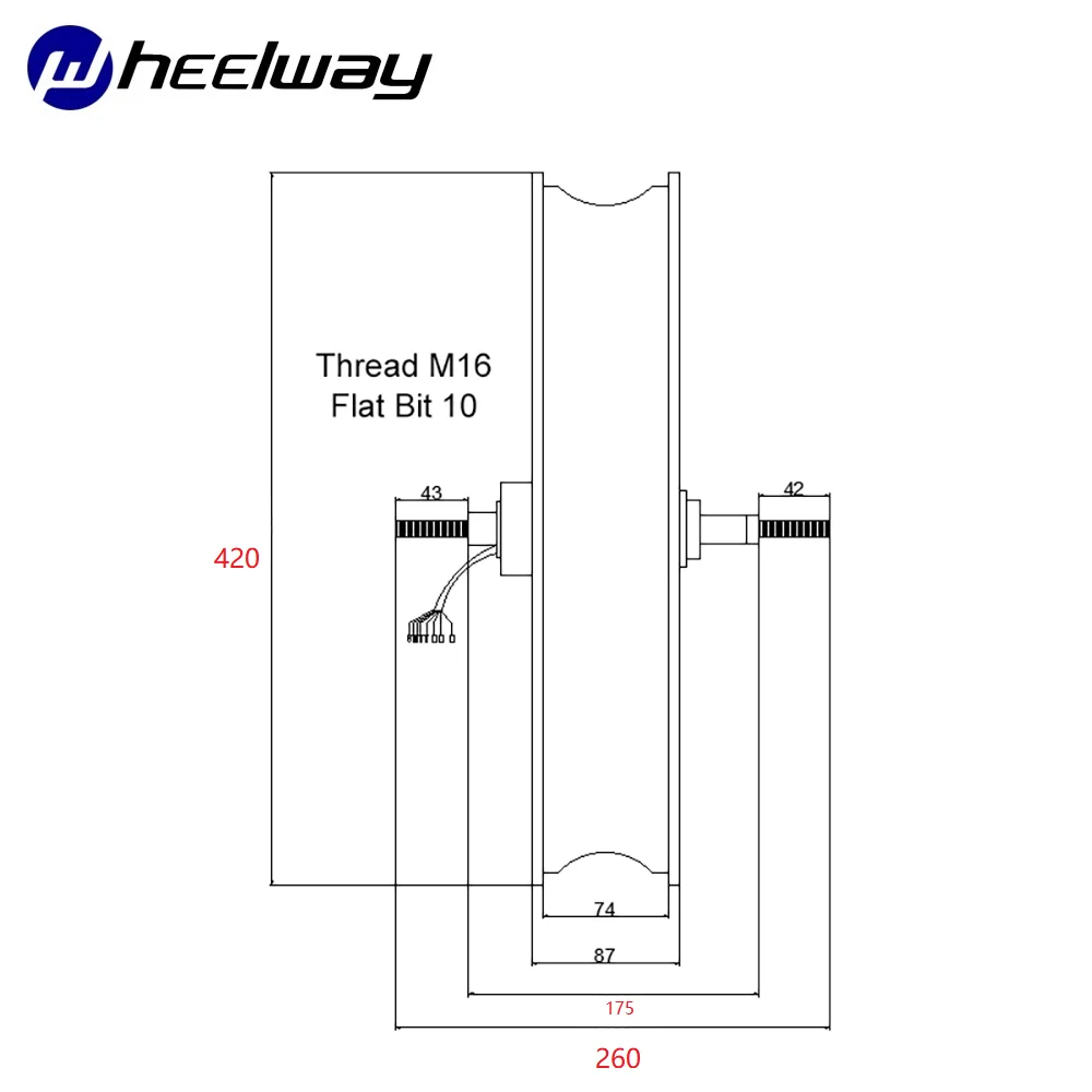 100km/h Stronger Hub Motor 20 Inch 48V60V72V 4500W Motor Double Hall For Electric Motorcycle Electric Scooter Electric Bicycle