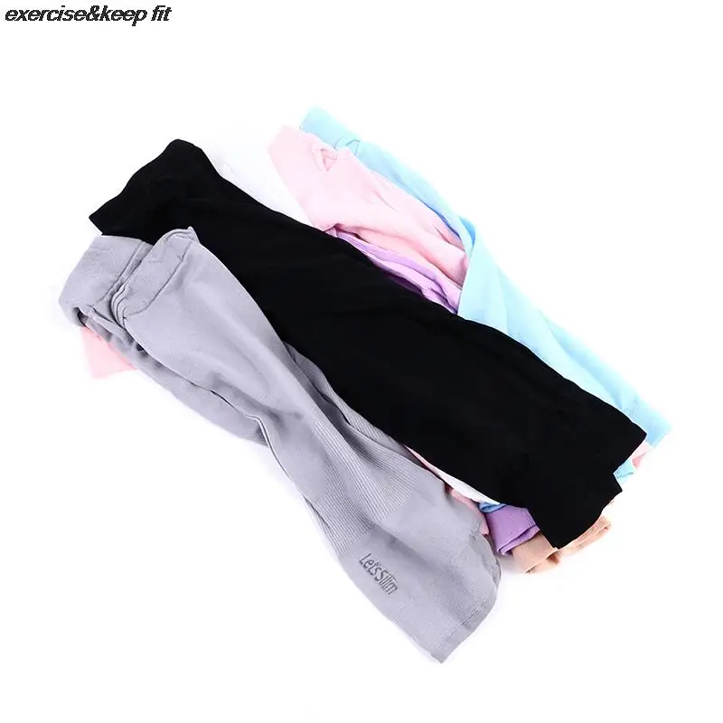 Sun Protection Sleeves 1Pair Ice Silk Sleeve Arm Sleeves Anti-Slip Summer Men Women Outdoor Riding UV Protect