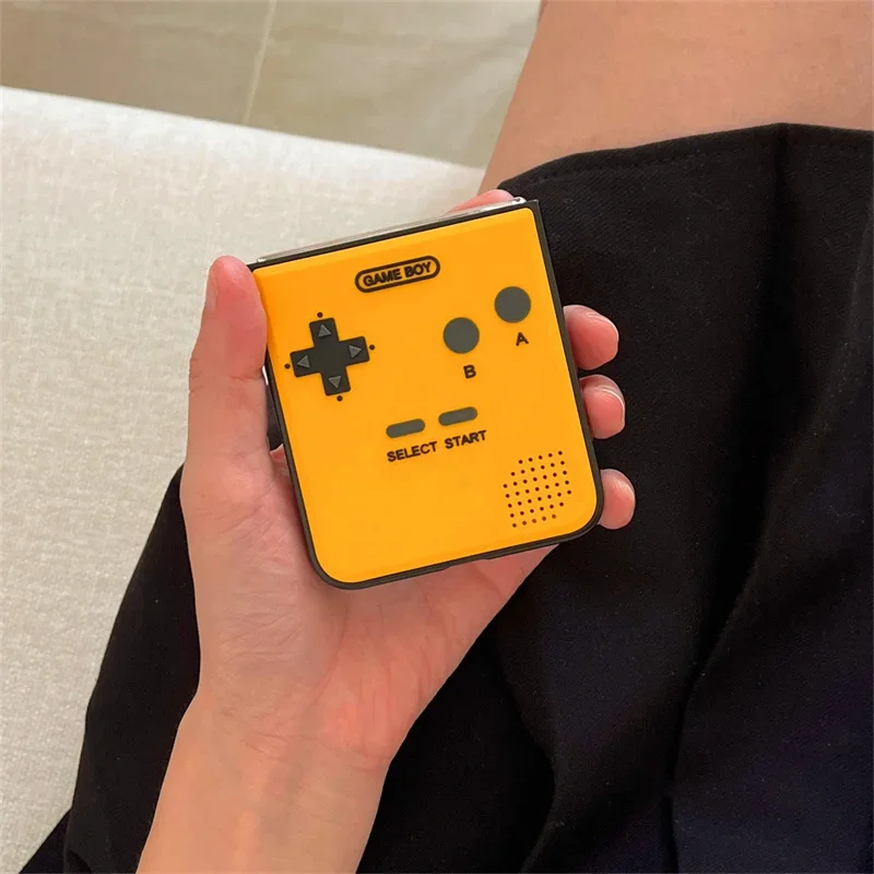 3D Game Boy Design Harte PC-Handyhülle für Samsung Galaxy Z Flip 6 7 Flip7 Flip6 Gaming Lustige stoßfeste Rahmenabdeckung Zubehör – Detail 3