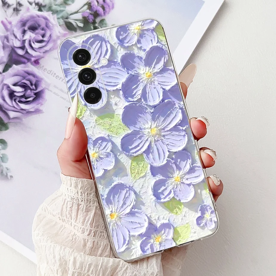 Fashionable Painted Soft Silicone Case – Stylish Protective Cover