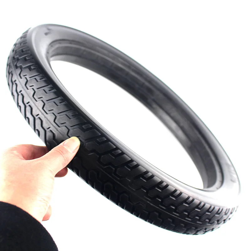 16 inch solid tire for bicycle & mountain bike 16x2.125 Folding electric bicycle E-bike Non inflation solid tyre