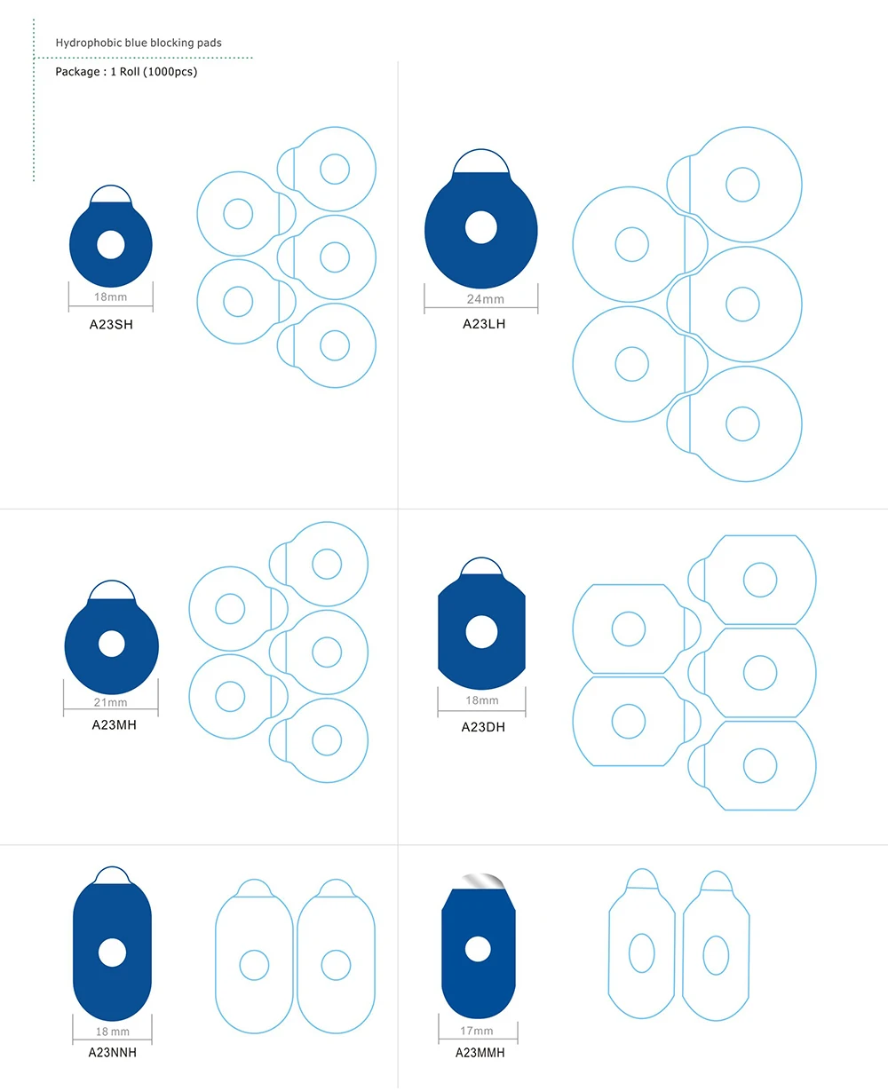 1000pcs 무료 배송 고품질 광학 렌즈 가장자리 접착 차단 패드 스티커 안티 슬립 디스크 처리 보호 필름