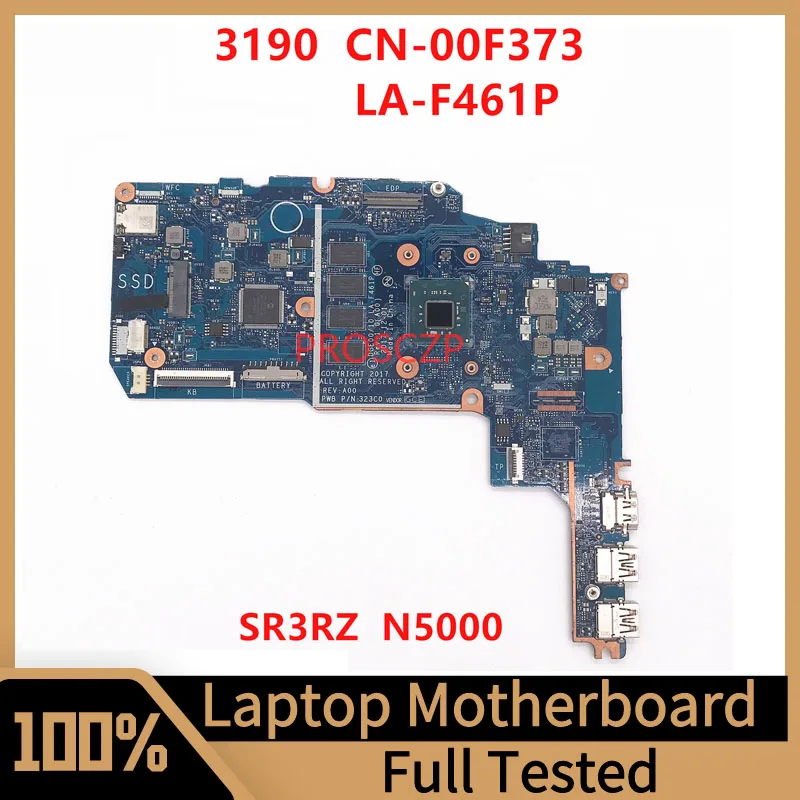

CN-00F373 00F373 0F373 Mainboard For DELL 3190 Laptop Motherboard LA-F461P With SR3RZ N5000 CPU 100% Fully Tested Working Well