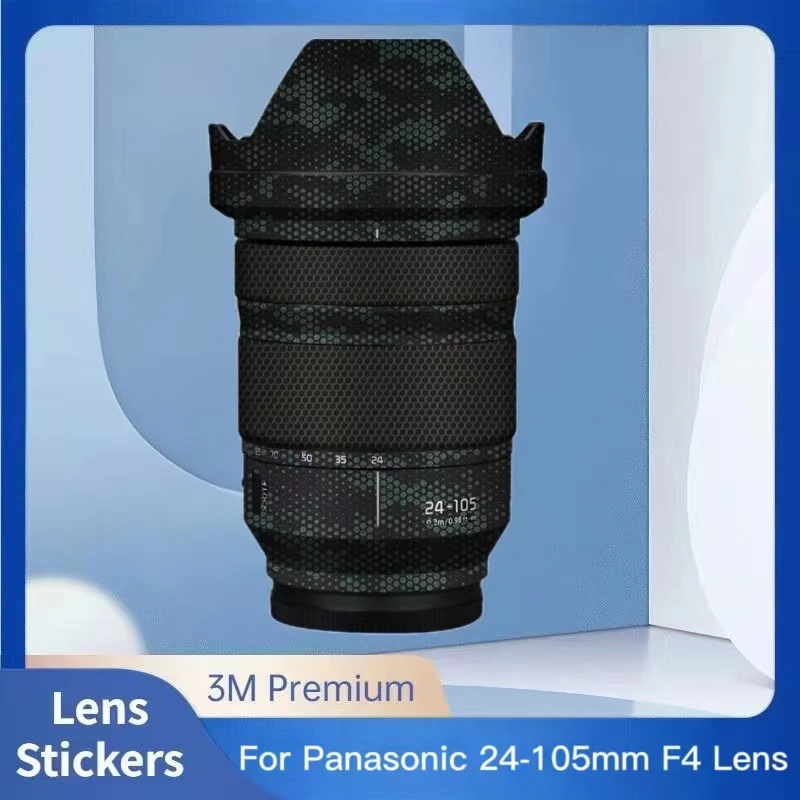 For Panasonic LUMIX S 24-105mm F4 Macro OIS Camera Lens Sticker Coat Wrap Protective Film Protector Vinyl Decal Skin 24-105 f/4