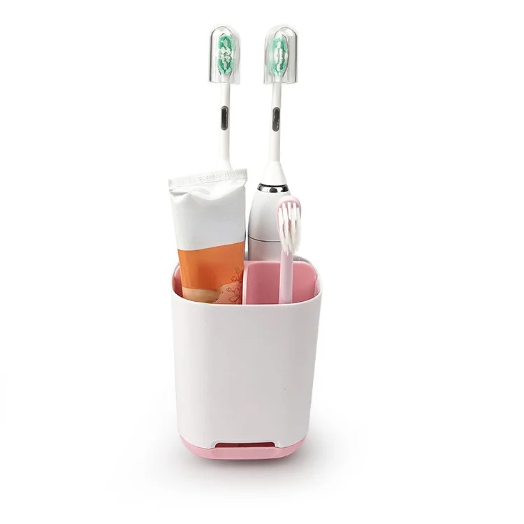 1Pcs Toothbrush Toothpaste Holder Case Shaving Makeup Brush Electric Toothbrush Holder Organizer Stand Bathroom Accessories Box
