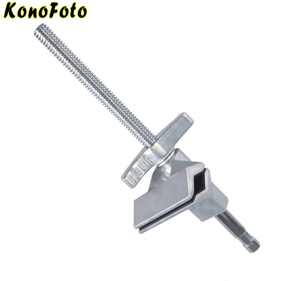 6" 320mm Long Central Jaw Vise Clamp 5/8" Pin With Opening 16-160mm Lighting Grip Clamp