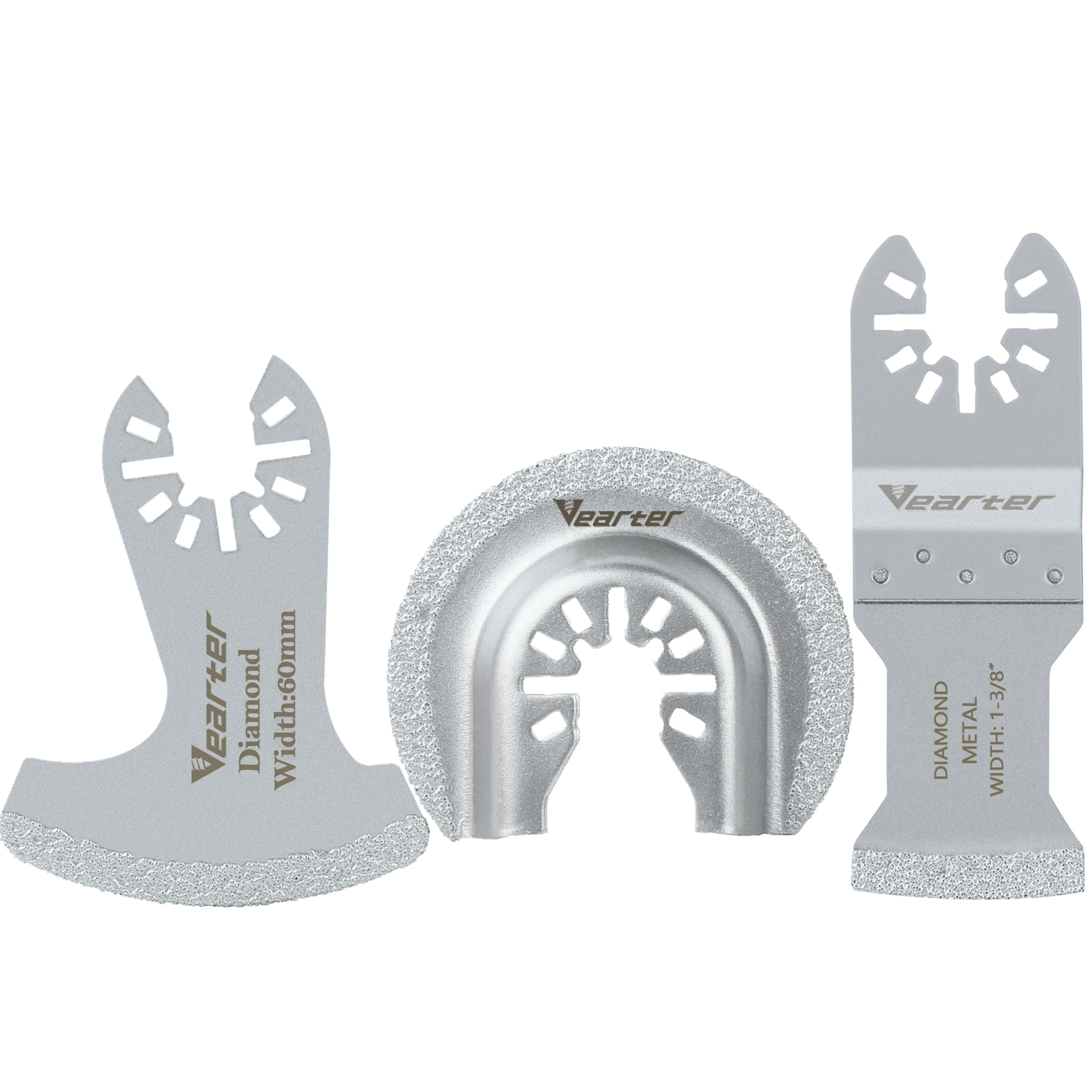 Oscillating multi tool blade Vacuum Brazed Diamond Segment Swing Multi-tool Oscillating Blade Mortar Cutting Saw Blades Precise for Grout Removal
