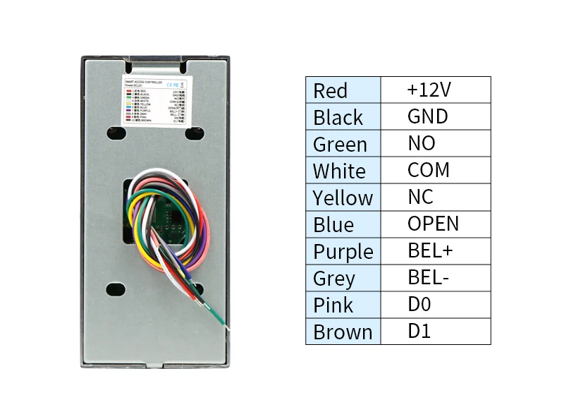 Standalone RFID Reader Access Control Keypad 2000 User Access Control System Doo