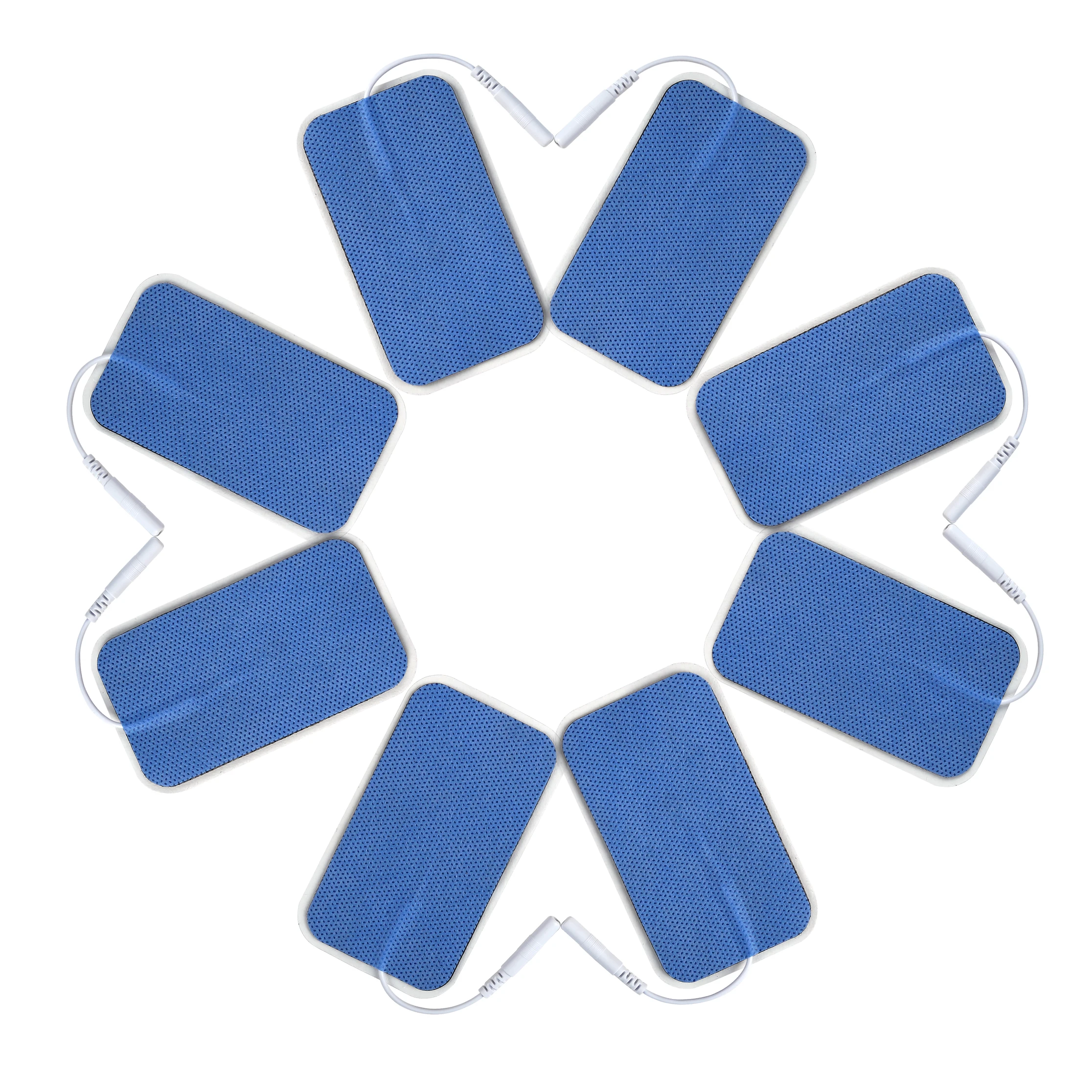 Electrode Pads 5*9cm Non-woven Fabric 2mm Plug TENS Nerve Muscle Stimulator Acupuncture Machine Gel Electrode Patch Accessories