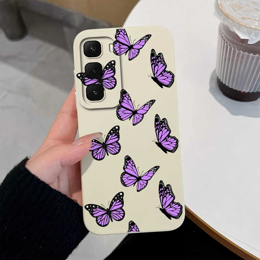 Cute Cartoon Avocado Pattern Slim Liquid Silicone Shockproof Protective Soft Back Phone Case