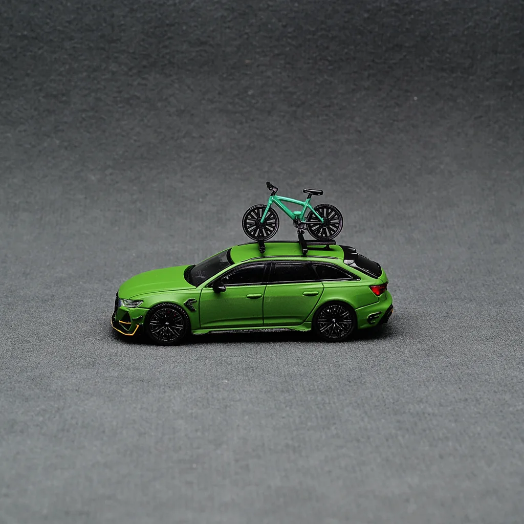 CM 1/64  Model Car Plastic Roof Accessories Toys Travel off-road Series with 1:64 Scale Bicycle, Kayak Model Kit (Without Cars) 6