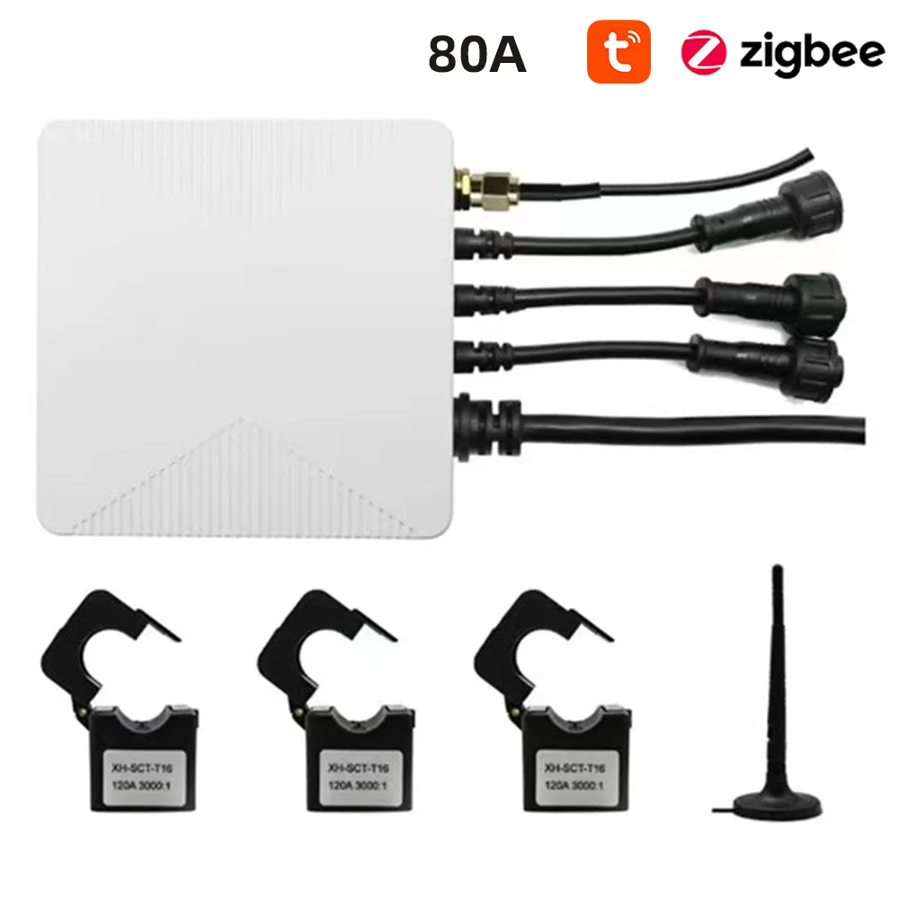 Medidor KWH de Energia WiFi, Grampo, Monitor