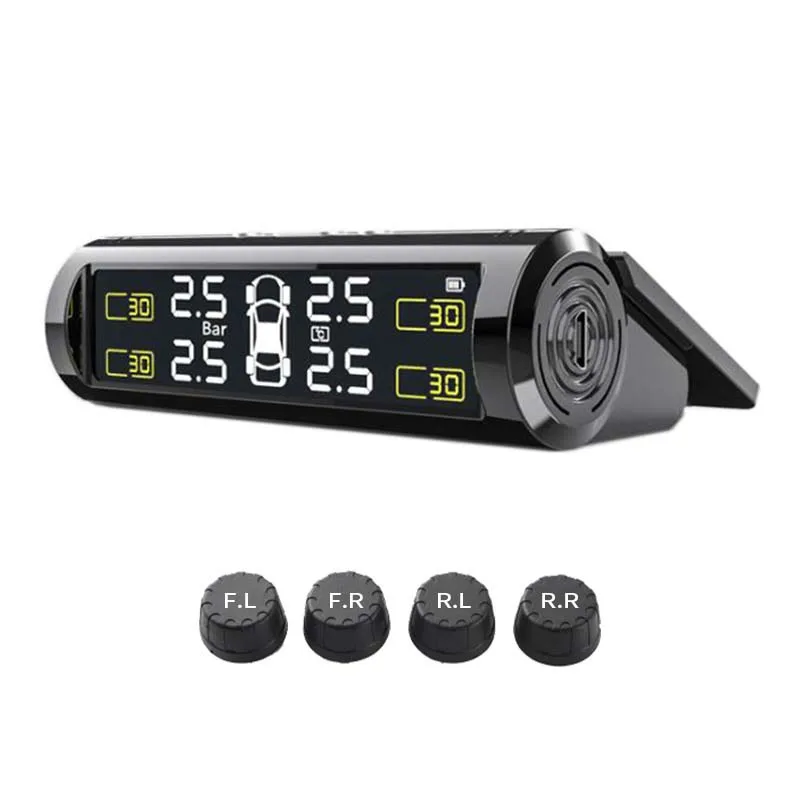 TPMS Car Tire Pressure Motorcycle Sensor Parking Air Vehicle Alarms Android Sensors Kit Monitoring System For Car