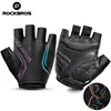 ROCKBROS MTB Road Male Cycling Gloves High Reflective Ant-slip Shockproof Fingerless Gloves For Bicycle Motorcycle Accessories 1