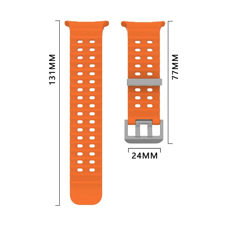 Silicone Marine Sports Watchband Bracelet