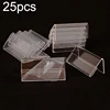 25pcs L Shape Table Sign Display Stand Name Price Card  Label Holder Counter Top Stand Retail Acrylic Clear Price Card Tag Label 2