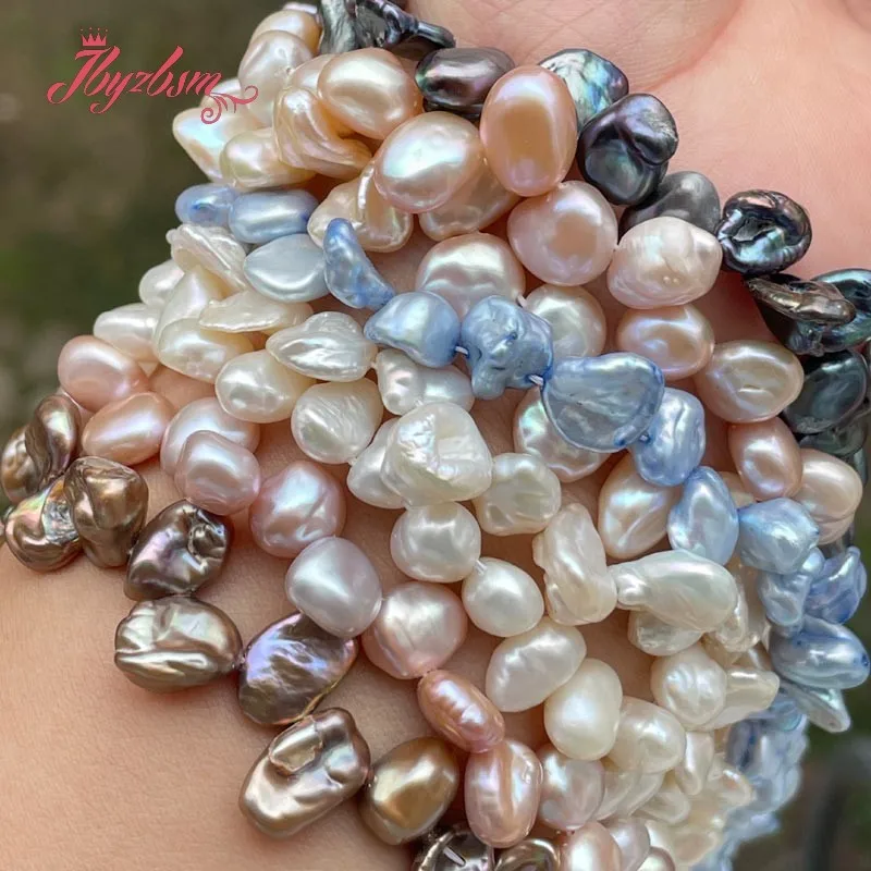 5x7-8x10mm Baroque Irreuglar Freefrom Natural Freshwater Pearl Spacer Beads for DIY Accessories Necklace Jewelry Making 15