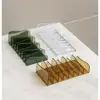 Dressing Table Cosmetic Storage Organize Storage Rack Desktop Drawer Partition Transparent Makeup Eyeshadow Storage Box 2
