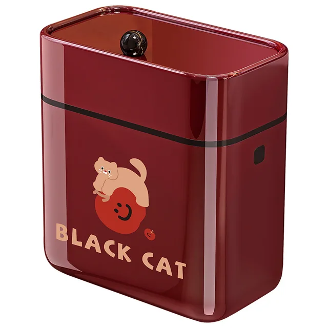Wall Mounted Garbage Bin Simple 8.5/12L Hanging Lid Garbage Bin Kitchen Large Capacity Garbage Basket Storage Kitchen Trash Can 4