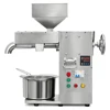 Small Commercial Oil Press Stainless Steel Automatic Oil Expeller Machine Flaxseed Oil Extractor Presser Machinery 220V/110V 1