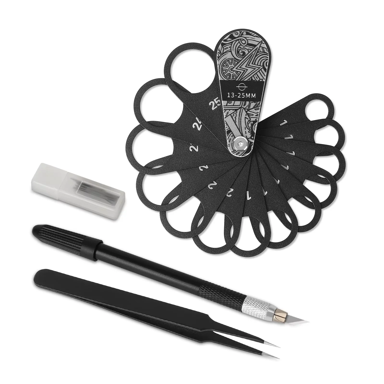 Cutter Tint Film Tool Circle Cutting Template Car Protective Film For Vehicle Reversing Parking Sensor Stainless Wrap Kit