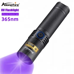 Alonefire SV59 15W 365nm uv Black Light Flashlight Ultraviolet Invisible Ultra Violets torch for Stains Detector Scorpion Huntin
