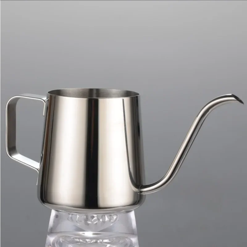 Hand Brewed Coffee Pot Ear Filter Long Mouthed Fine Mouthed Stainless Steel Goose Neck Mouth