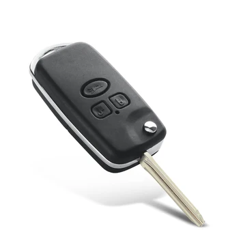 10X Chiave telecomando per Toyota Vios Uncut TOY43 lama chiave dell'automobile Auto pieghevole chiave a distanza 4 10X Chiave telecomando per Toyota Vios Uncut TOY43 lama chiave dell'automobile Auto pieghevole chiave a distanza - KEYYOU 10X 3 pulsante modificato pieghevole chiave dell automobile per Toyota Vios Uncut TOY43 lama