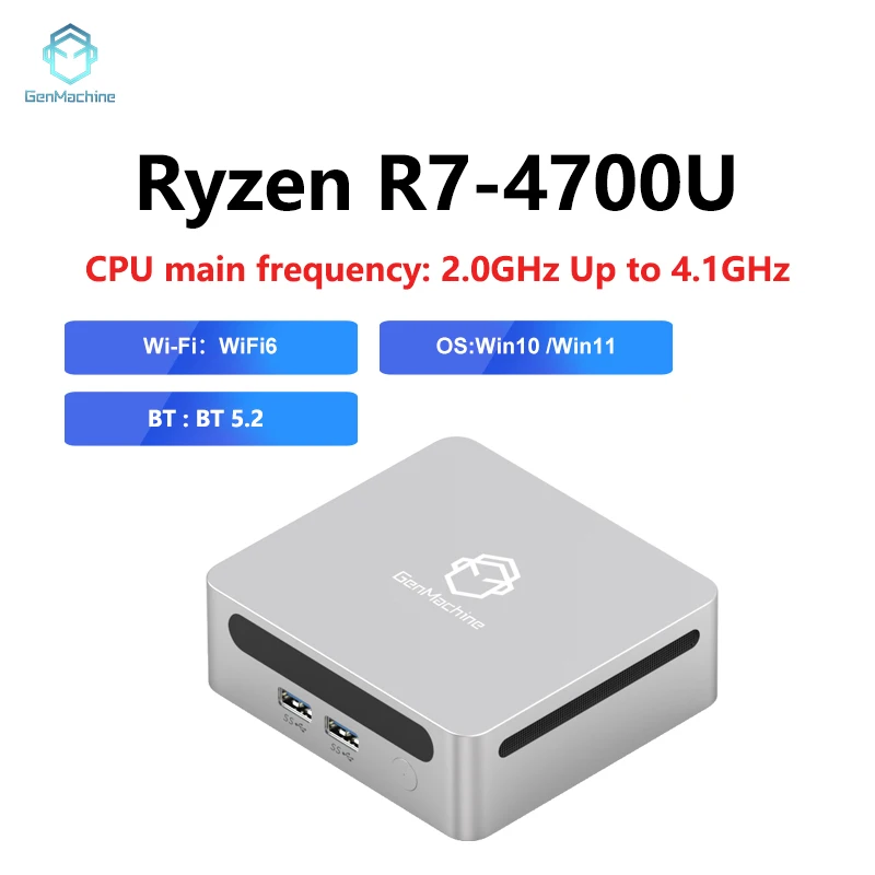 GenMachine Ryzen 7 4700U ベアボーン Win11 Pro GenMachine Ryzen 7 4700U ベアボーン Win11 Pro