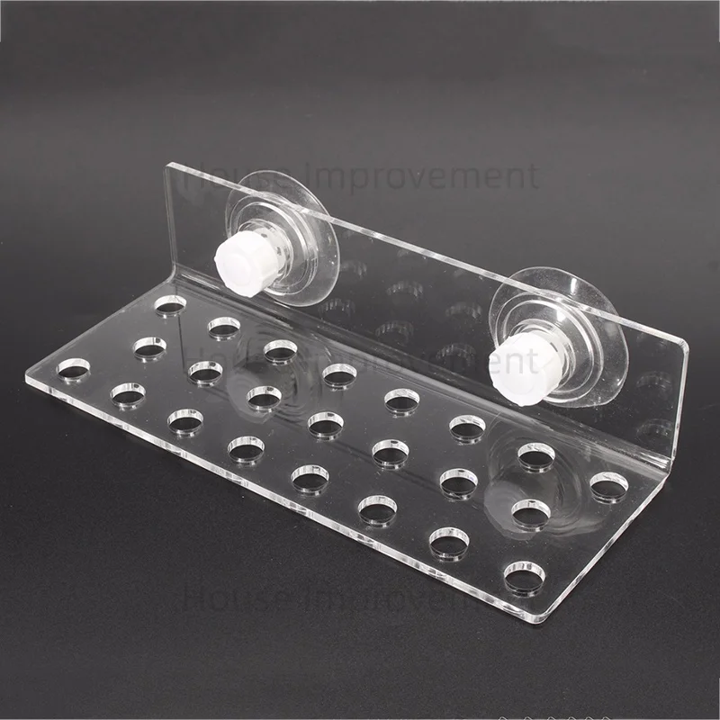 Acryl Coral Frag Rack Tank Aquarium Corner Coral Frag Holder mit Knopf Coral Reef Broken Frame mit verbessertem Saugnapf – Detail 15