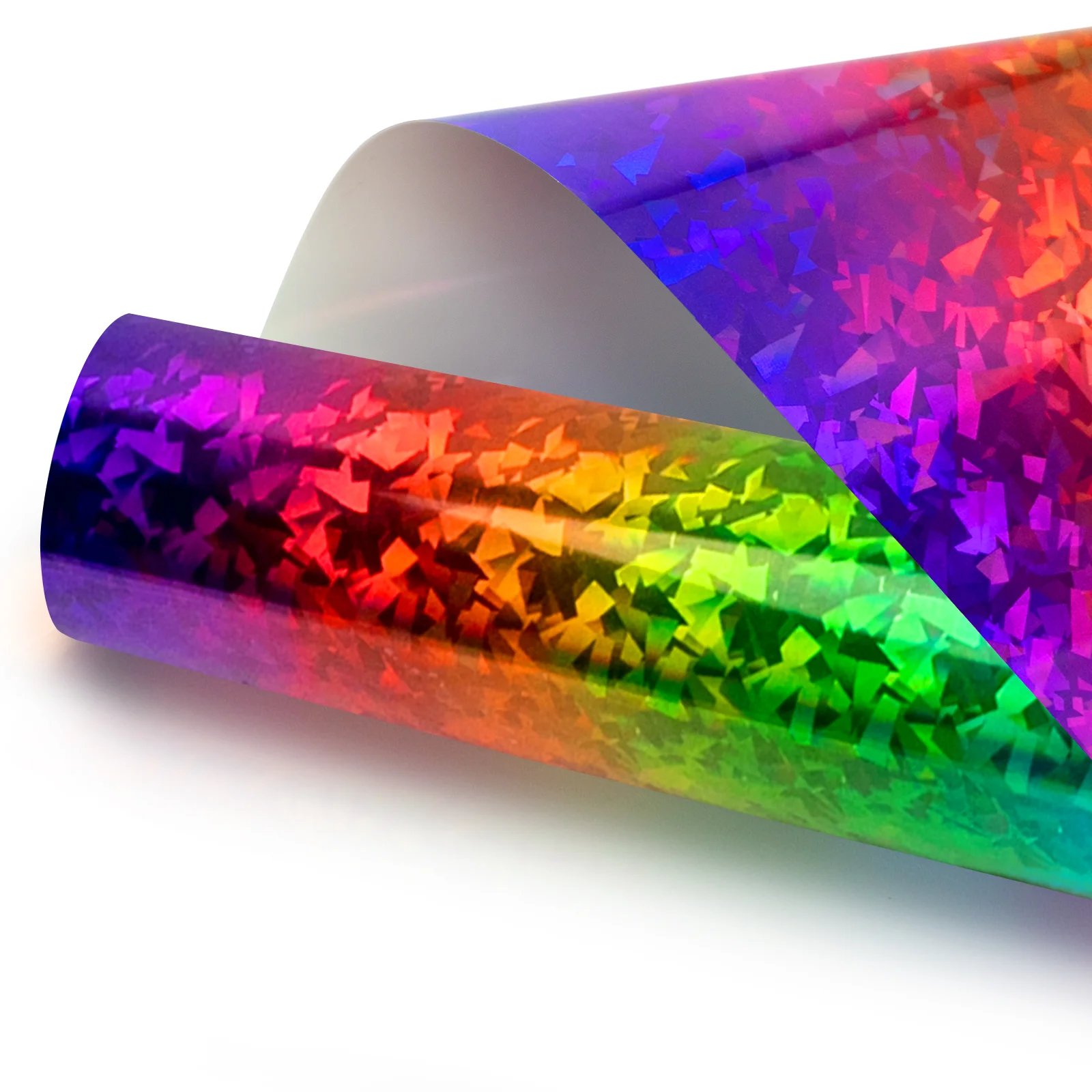 HTVRONT Colorful Crystal Holographic Heat Transfer Vinyl - 12 x