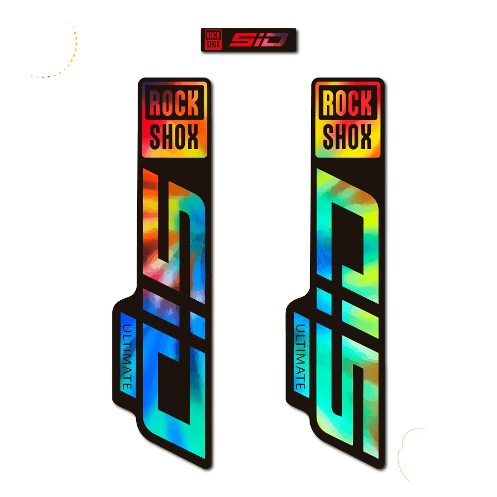 Adesivi Compatibili Con Forcella Star Sam Bike Rock Shox Sid Ultimate 2020 Tie Spiral Tie Spiral 1 Cmt