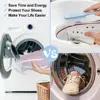 Shoes Wash Bags Shoe Laundry Bags Sneaker Mesh Washing Cleaning Bag Travel Organization Pouch For Sneakers Socks Washing Machine 4