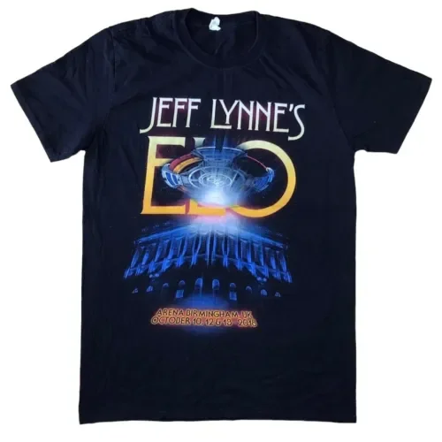 Футболка с длинным или коротким рукавом для выступления рок-группы Jeff Lynne ELO