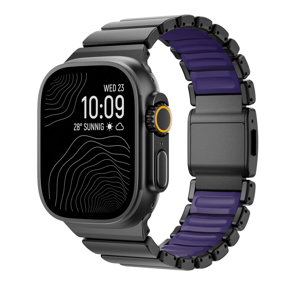 Titanium Silicone Magnetic Strap