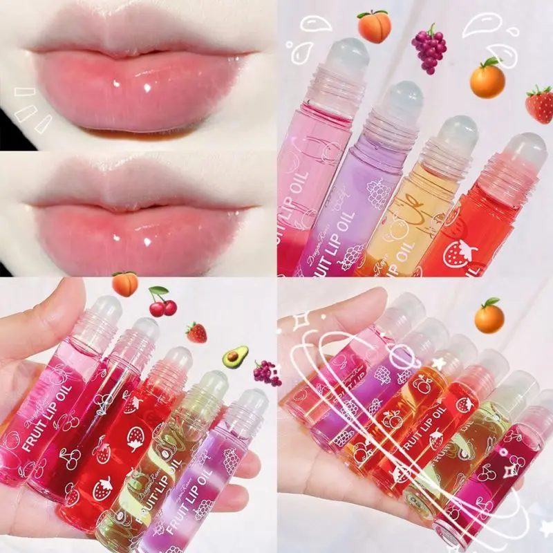 

8ml Lip Balm Plumper Ball Natural Hydrating Moisturizng Nourishing Dry Crack Reduce Fine Lines 4 Flavors Portable Beauty Health