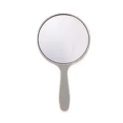 Charming Portable Handheld Makeup Mirror with Anti - Fall Design (Green - L)