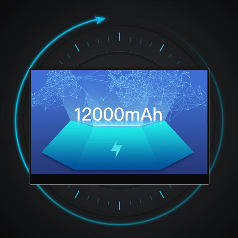 Ȯ  PC Ʈ  Xbox ġ PS4 PS5  ޴ , CŸ USB  ͸, 15.6 ġ 1080p, 12000mAh