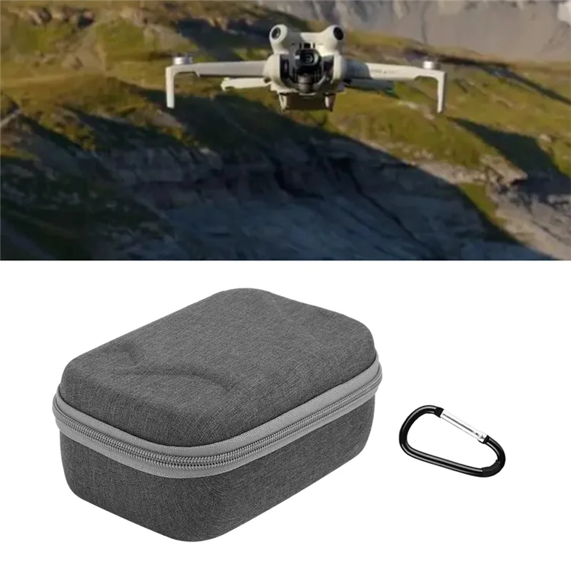 Sac de rangement pour drone Mini 4 Pro avec poignée de transport, étui de protection portable.