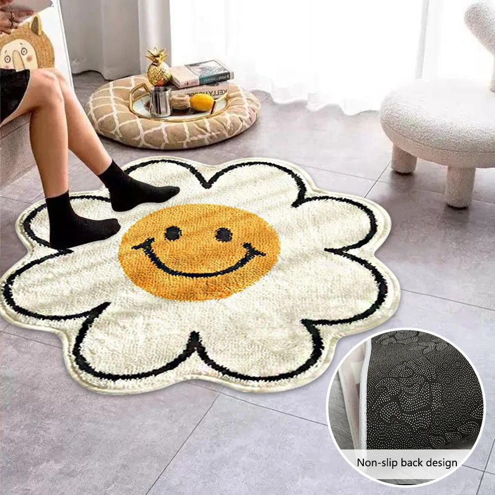 Flower Rugs Bedroom Smile Flower Carpets Fashion Rugs Smiley