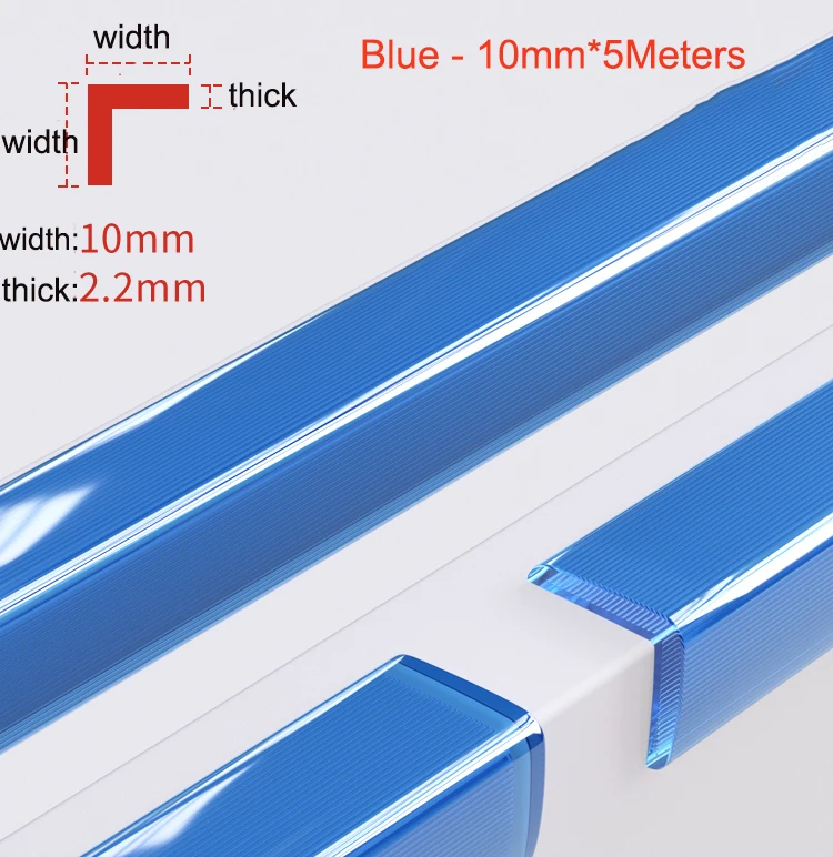 Striscia Paraurti In Gomma NBR 2 Metri - Protezione Angoli Per Mobili, Sicurezza Bambini, 6 Colori - Foto 5