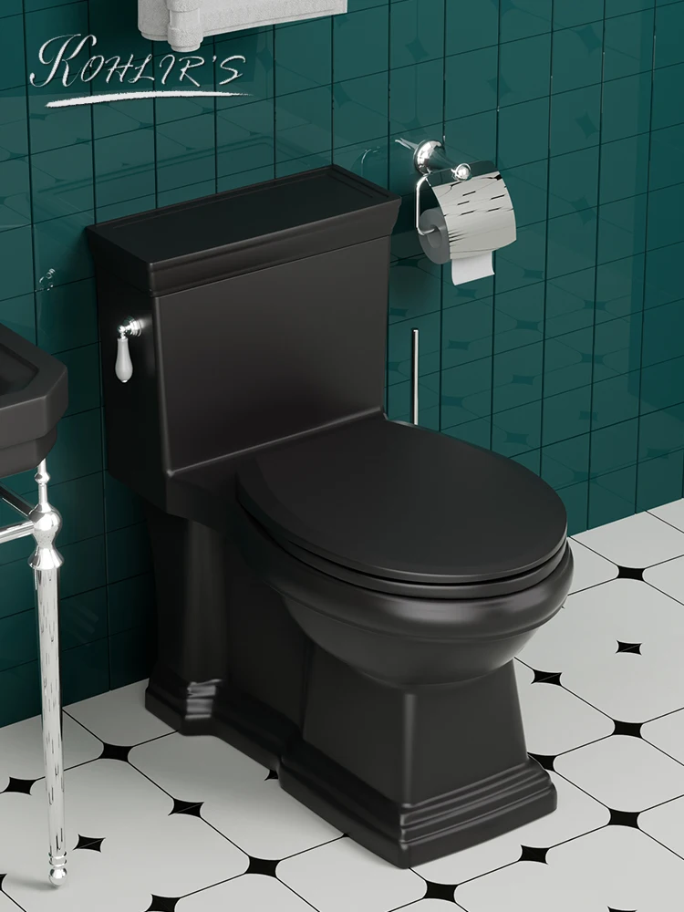 

Американский унитаз сифон черный унитаз встроенный сидячий унитаз