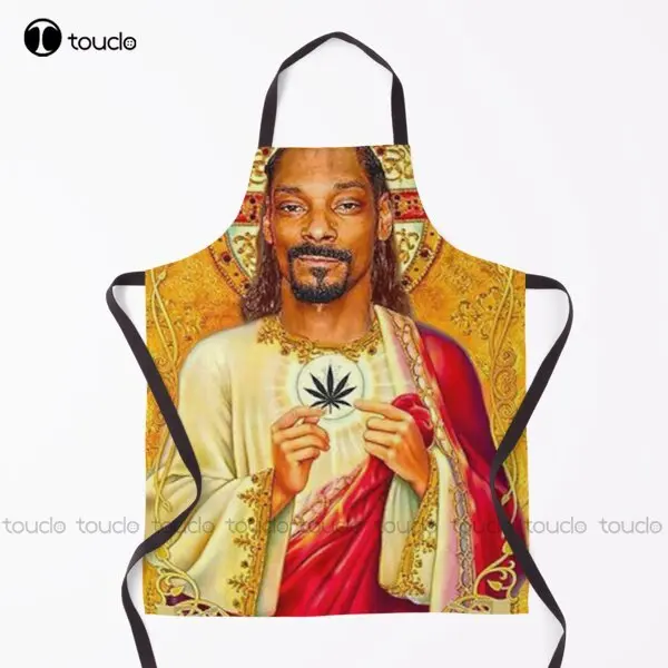 

Фартук горничной Saint Snoop-Dogg, фартук для женщин и мужчин, унисекс, для взрослых, для сада, кухни, домашняя уборка, новый фартук на заказ