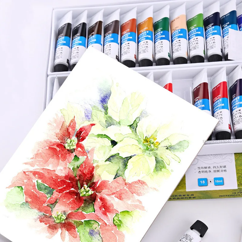 WINSOR&NEWTON Professional Watercolor Paint/Pigment 12/18/24/36 Colors 10ML Water Color Painting Pigment for Artists Smooth Fine watercolor paint watercolor pigment