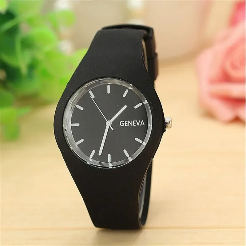 Reloj New Fashion Classic Silicone Orologio Da Donna Stile Semplice Orologio Da Polso In Gomma Siliconica Abito Casual Ragazza Reloj Mujer Clock